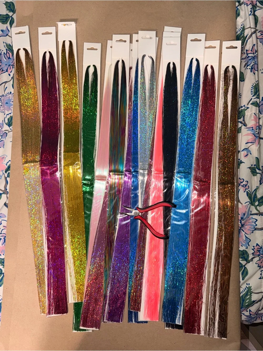 Holographic Streamer Party Decorations - Assorted Colors